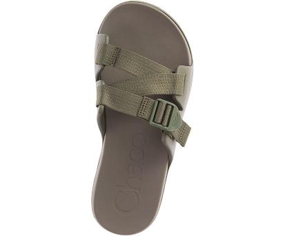 Slide Chaco Hombre Chillos Verde España QSVG01397